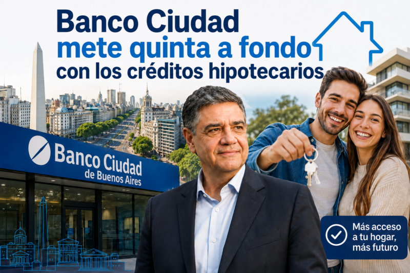 El Banco Ciudad mete quinta a fondo con los créditos hipotecarios 2026 2 banco ciudad creditos